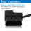 180cm Car OBDII OBD2 EOBD 16pin Diagnostic Extension Adapter to Mini USB Cable 12