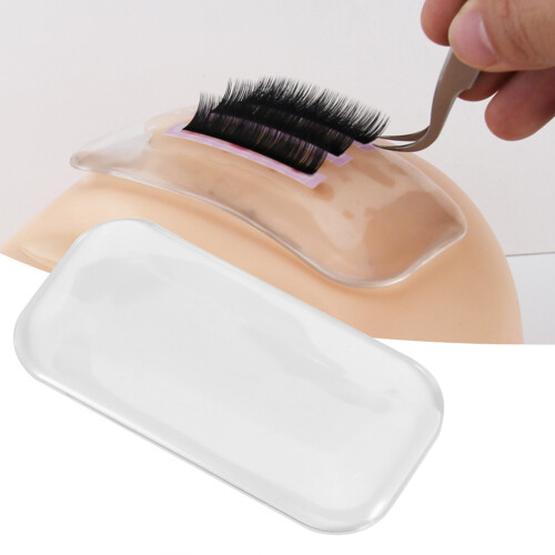 Thicken Makeup Soft Silicone Eyelash Extension Tool Reuseable False Eyelash Glue Pad Transparen 2