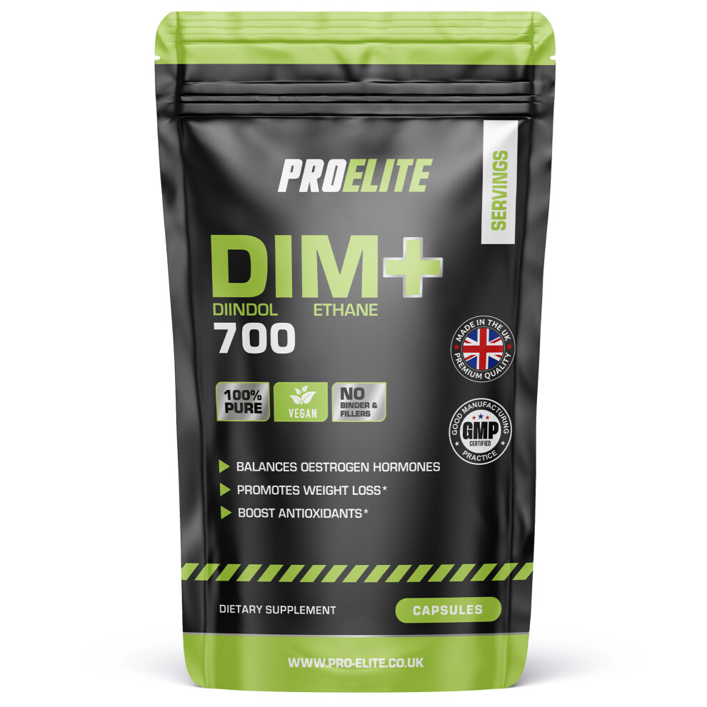 Proelite (120 Capsules) Diindolylmethane Dim 700Mg Estrogen Blocker Vegan