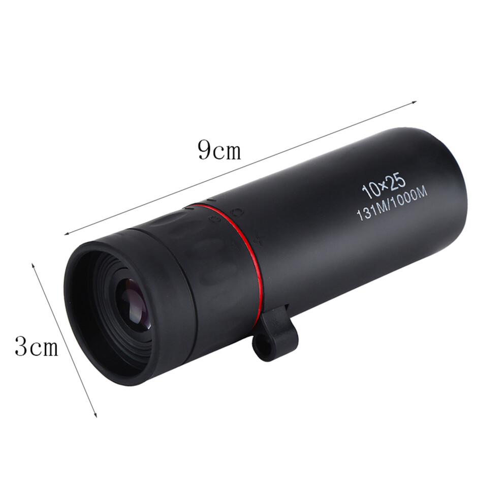 Portable Monocular Focus Telescope For Outdoor Travel Hunting (10*25) 7651324343064