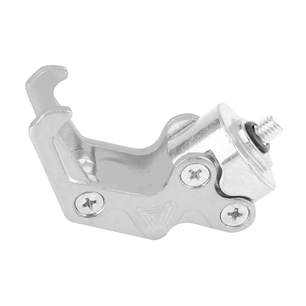Aluminum Alloy Motorbike Motorcycle Helmet Bag Carry Holder Hanger Claw Shape Hook Silver 7611324343754