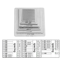 27Pcs Universal Directly Heat BGA Reballing Net Stencils Templates For Soldering Accessories