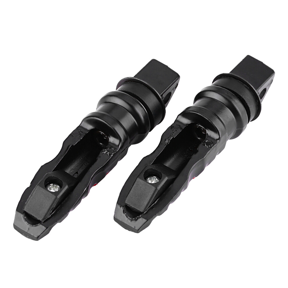 1 Pair Of Aluminium Universal Motorcycle Passenger Rear Foot Pedals With 8Mm Hole Red 8201324344807