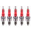 5Pcs Racing Spark Plug with Single Electrode for Scooter GY6 50CC 125CC 150CC 4