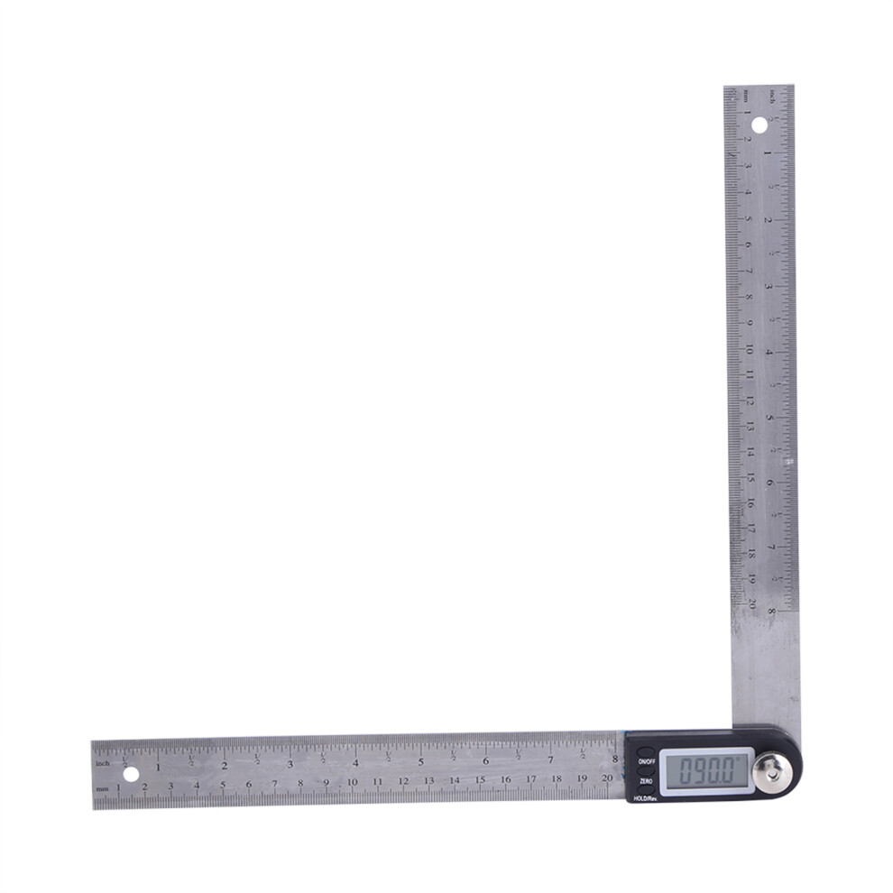 200Mm Stainless Steel Lcd Digital Protractor Goniometer Gauge Electronic Angle Finder Ruler 4661324344964