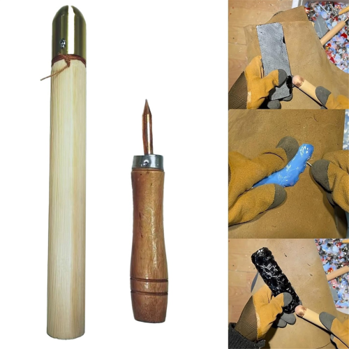 Obsidian Crafting FlintKnapping Tool,Stone Age Toolkit, FlintNapping Tools for Pros and Beginners B 2