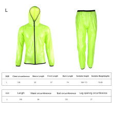 Unisex Wasserdichte Regenbekleidung, Größe L, für Radfahren im Freien & Sport