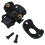 Portable Plastic Torch Mount Flashlight Holder Bracket for Fast Helmet (Black) 14