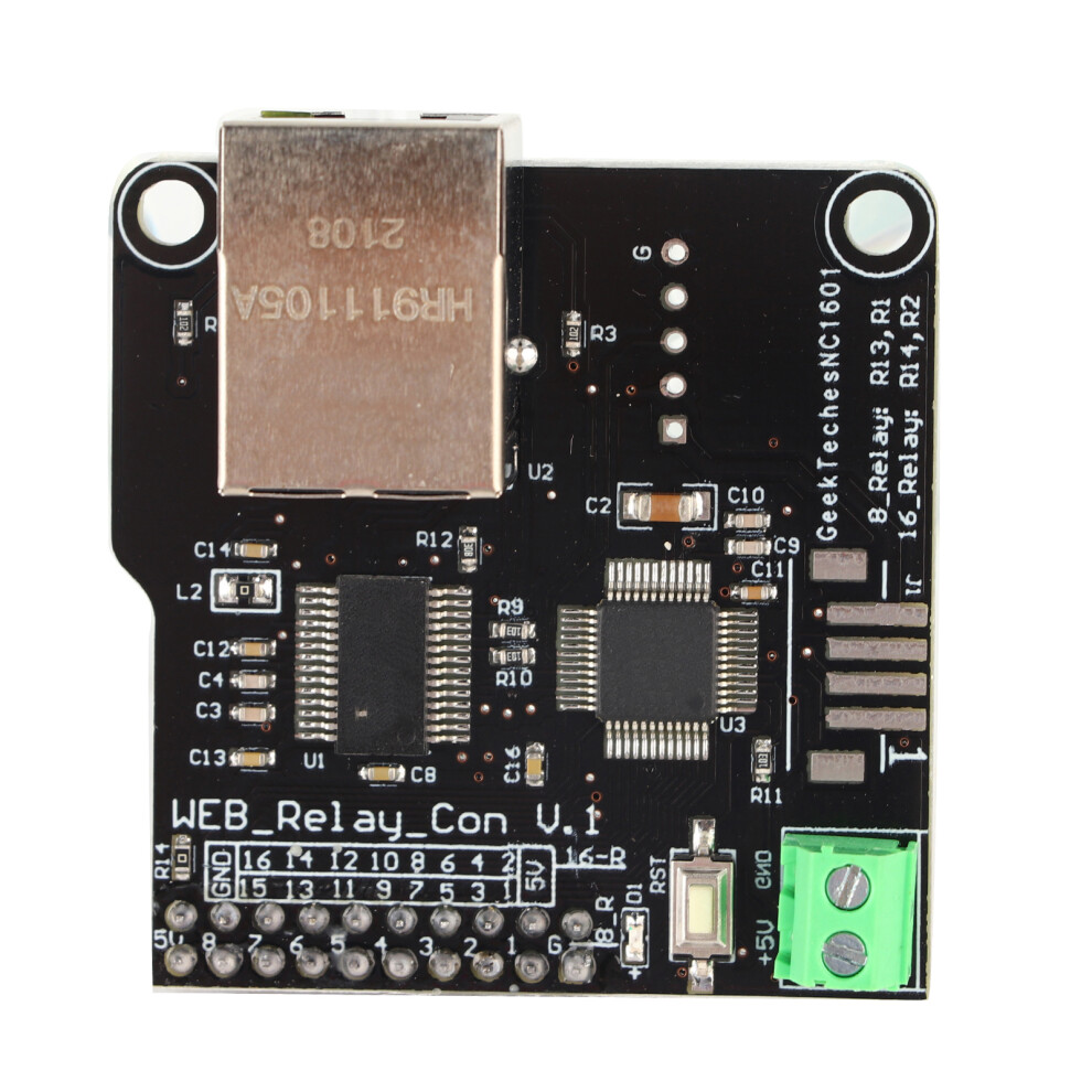 Ethernet Control Module Lan Wan Network Web Server Rj45 Port 16Channel Relay 8411324345715