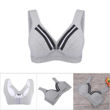Cotton Maternity Nursing Breast Feeding Bras Prevent Sagging Pregnant Women Underwear(Gray M)