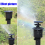 Aspersor de rosca de 1/2 polegada e 3/4 polegadas para irrigação de gramados, regadores de jardim e pulverizadores de resfriamento 4