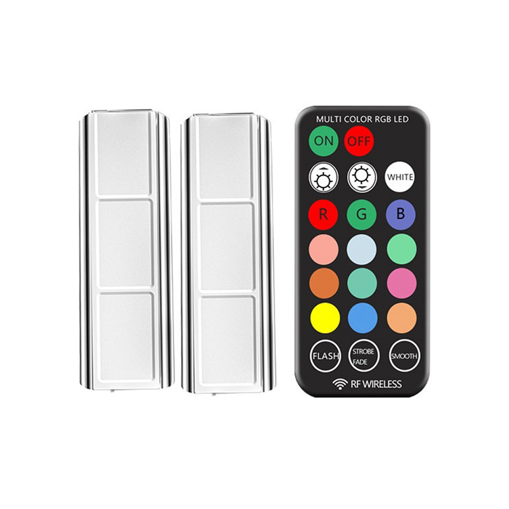 Car Interior Rgb Led Wireless Remote Car Decorative Lamp Auto Ambient Lamp Charging Foot Light 4851034614222