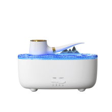 Difusor de óleo essencial de cachimbo, 2 modos de névoa, temporizador e desligamento automático sem água, 7 cores LED, umidificador de 200 ml A