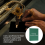 Folha de alumínio anodizado de 3,3 x 2,1 x 1/32 polegadas, 10 peças de placa retangular de metal com 0,8 mm de espessura para gravação a laser E 5