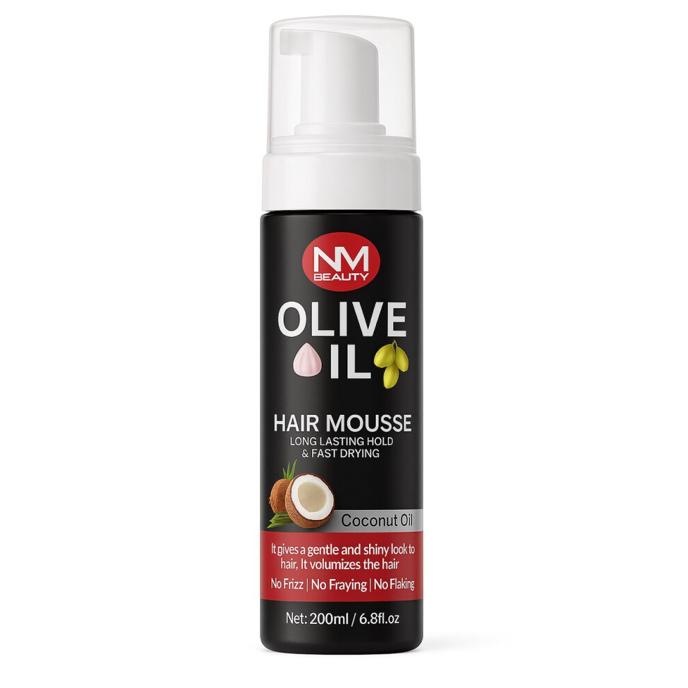 Nmb Nm Beauty Hair Styling Keratin Hair Mousse With Coconut, 200Ml