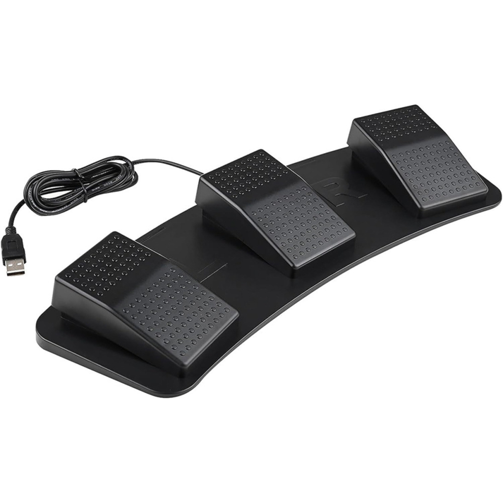 Fs23-Pm Usb Triple Foot Switch Multifunctional Customized Pedal Mechanical For Image Acquisition Music Game 4851034601260