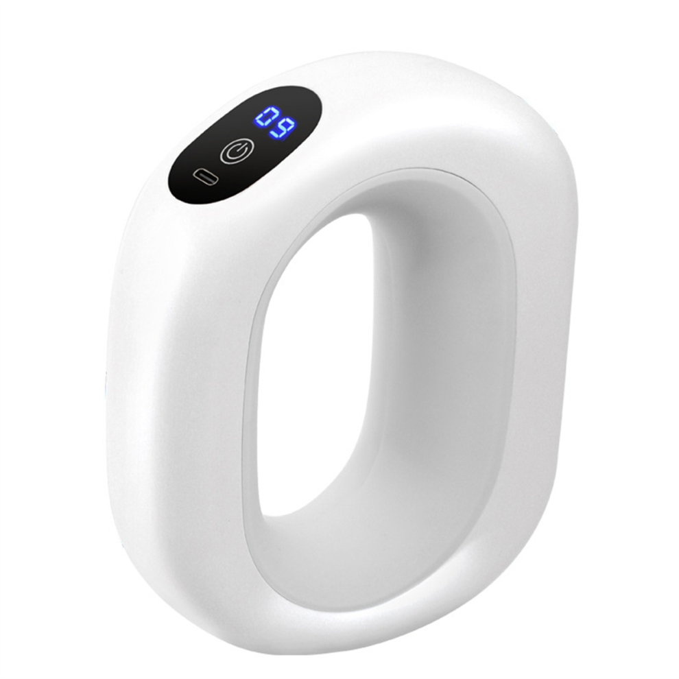 Photos - Massager Jehiatek Portable Ring  Bundle Vibration Mode Electric Sports Muscle Massage White 