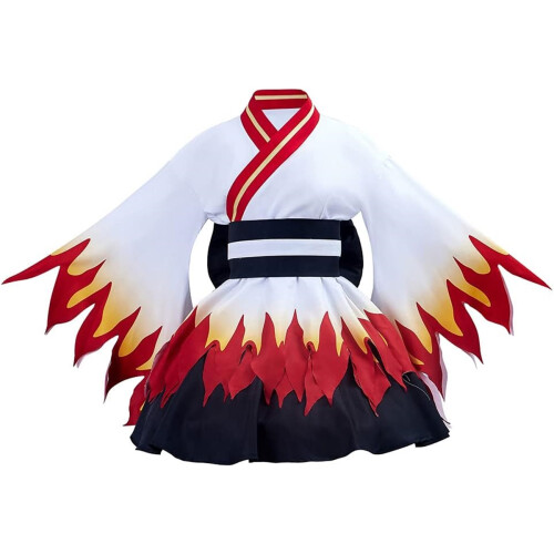 (Small, Rengoku Kyoujurou) Kamado Tanjirou Cosplay Rengoku Costume ...