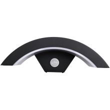 Luminária de parede LED para exterior, varanda, pátio externo, iluminação de indução, corredor, iluminação decorativa quente