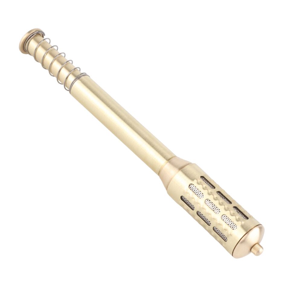 Big Brass Moxa Roll Burner Moxibustion Therapy Massage Stick Meridian Collateral Stimulatation
