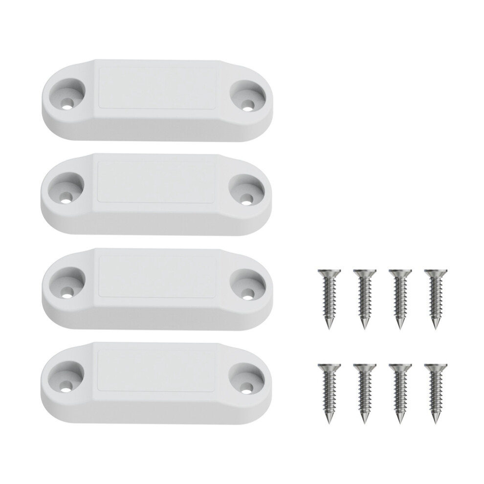 Rv Magnetic Baggage Door Catch, Holder To Keep Open, Storage Latch For Rv, Trailer White 4851034602427