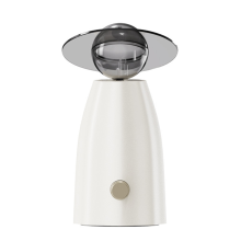 Umidificador de luz LED artístico, difusor de óleos essenciais silencioso, atomizador de ar noturno
