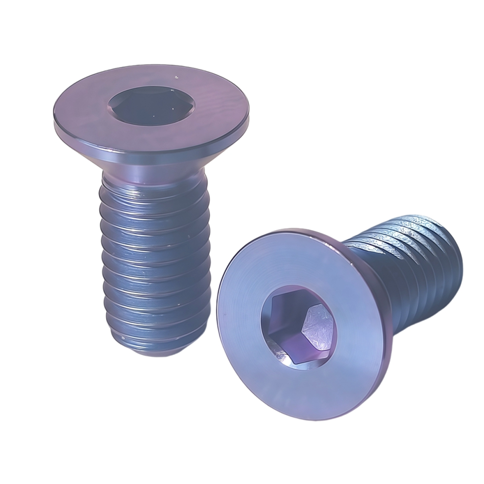 M5 X 12Mm Titanium Bike Bottle Holder Screw Bicycle Water Cage Bolts Screws Blue& 4851034699243