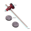 Verstelbare basdrumpedaalklopper van aluminiumlegering, percussie-instrumentaccessoires 6