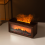 Aromatherapy Diffuser Simulation Fireplace with Dynamic Flame Effect Colorful for Home & Office B 3