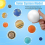 Solar System Project Kit, PlanetModel Crafts 14 Mixed Sized Polystyrene Spheres Balls for School Science Projects 8