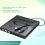 Externá mechanika CD, DVD, RW, USB 3.0 typu C, prenosná, super pre notebooky 8