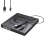 Externá mechanika CD, DVD, RW, USB 3.0 typu C, prenosná, super pre notebooky 2