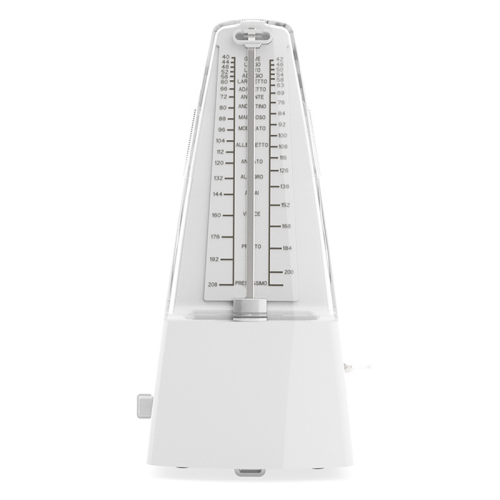 Mechanical Metronome Universal for Guitar Violin Piano Musical Instrument Practice Tool White