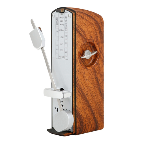 Mechanical Metronome with Simple Five Pointed Star Amplifier Hole Design, Adjustable Speed 60 to 208 Beat A 1
