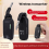 Wireless Guitar System 2.4 Transmitter Receiver Rechargeable for Electric Bass Black 9
