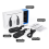 Wireless Guitar System 2.4 Transmitter Receiver Rechargeable for Electric Bass Black 8