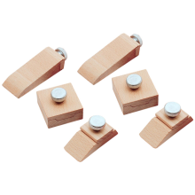 Bloco de lixa manual com 6 peças, ferramenta para polir papel, suporte para papel, acessórios de costura, ferramentas manuais faça você mesmo