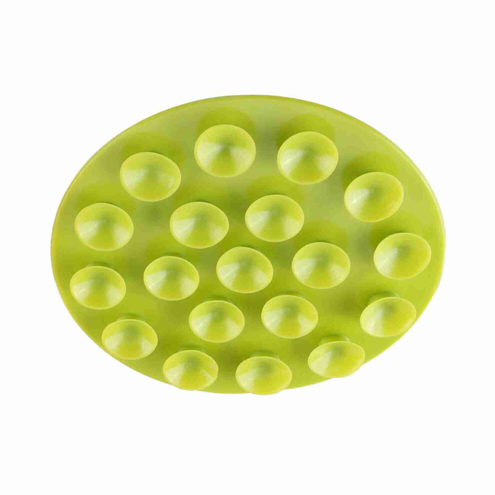 Baby Kids Magic Suction Mat Double sided Suckers Anti slip Plate Bowl Cutlery Placemat(Green)