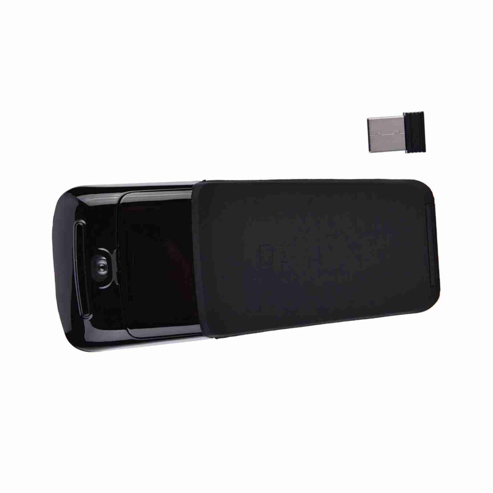 2.4Ghz Foldable Wireless Arc Touch Mouse Mice Usb Receiver For Pc Notebook Smart Tv Black 7681324355613
