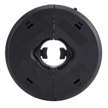 Outdoor Umbrella Pole 28 LED Light Garden Yard Patio Lawn Camping Night Lamp(Black)