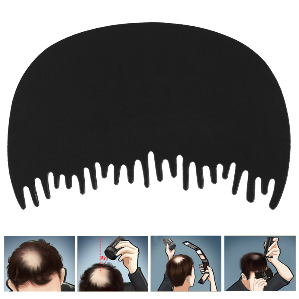 Unisex Minnow Professional Hair Fiber Forehead Pre Hair Line Hairline Plastic Dedicated Comb