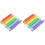 2.9cm Pack LED Tube Decompression Telescopic Vent Light Water Pipe Color Box 12pcs Two-Color Stripe 6