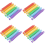 2.9cm Pack LED Tube Decompression Telescopic Vent Light Water Pipe Color Box 24pcs Two-Color Stripe 6