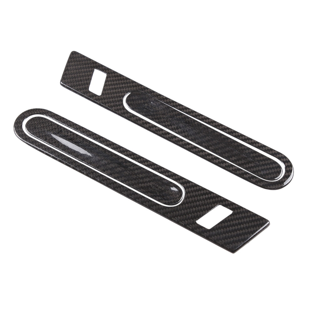 For R35 2006-2018 Real Carbon Fiber Outer Door Handle Cover Glossy Finish Pull Surround Interior Trim 4851034613096