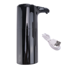 Dispensador de Sabonete em Espuma Automático - Sem Toque USB Recarregável Elétrico 450ML Preto