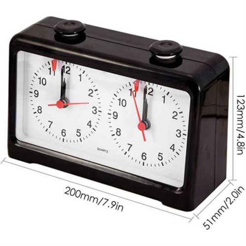 Timer per scacchi, orologio meccanico alla moda, timer analogico professionale per tornei per il gioco PQ9905 2