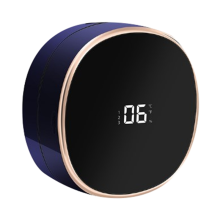 Dispensadores de sabão líquido de parede com visor LED automático de temperatura e espuma, máquina dispensadora sem toque