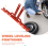 Car Wheel Alignment Tool Plates Adjustable Automotive Leveling Aligner Balancing Orange 6