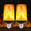 2PCS LED Flame Light Bulbs E27 Base 4 Modes with Upside Down Effect AC85-265v for Party Home Decoration B 4