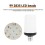 2PCS LED Flame Light Bulbs E27 Base 4 Modes with Upside Down Effect AC85-265v for Party Home Decoration B 7
